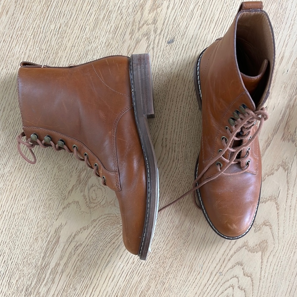 Madewell  Kellie Lace-Up Boot Size 8